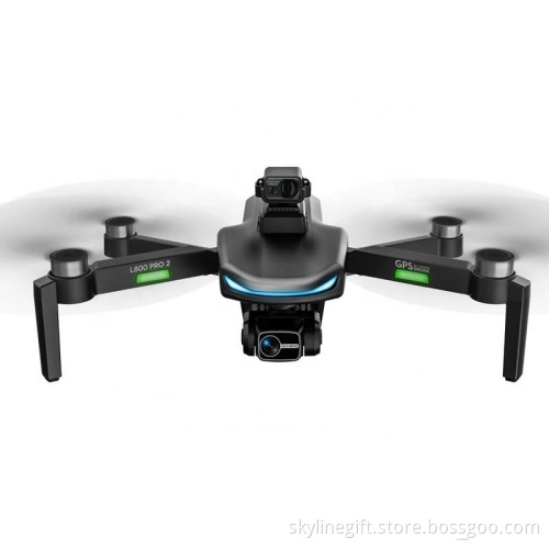 2022 New Product L800 PRO2 Three Axis Gimbal Brushless GPS Laser Obstacle Avoidance Toy Drone